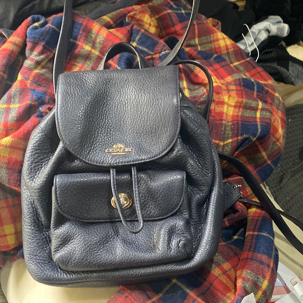 Coach mini backpack
